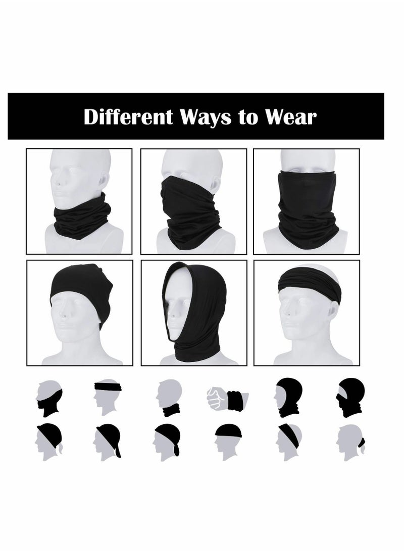 KASTWAVE - Face Cover, 6 PCS Neck Gaiter Face Mask for Women Men, Balaclava Face Breathable Bandana Sun Protection Cycling Running, Unisex Face Cover Scarf for Outdoor Sports - Image 1
