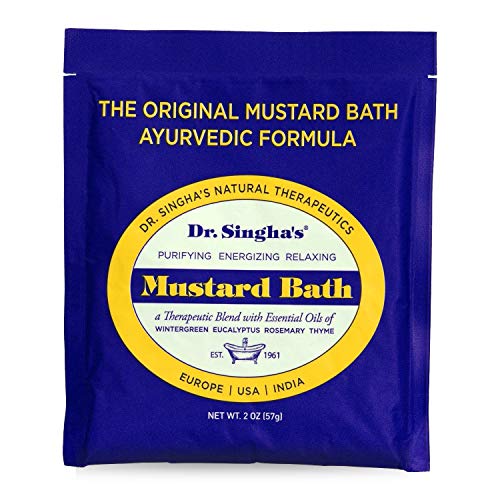 Dr. Singha's Mustard Bath, Therapeutic Bath Salts, 2 Oz - Image 1