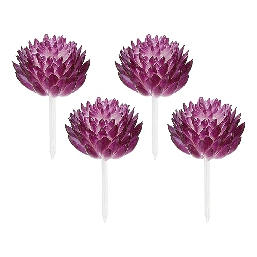 PATIKIL PATIKIL Mini Artificial Succulents, 4 Pack Unpotted Faux Succulent Picks Fake Succulent Plants for Home Landscape  - Image 1
