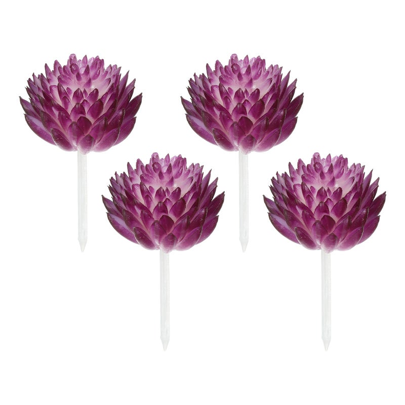 PATIKIL PATIKIL Mini Artificial Succulents, 4 Pack Unpotted Faux Succulent Picks Fake Succulent Plants for Home Landscape  - Image 2