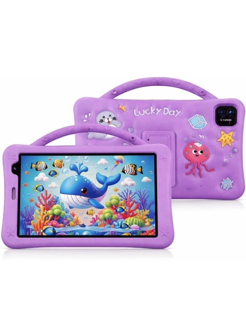 Dmarqa P801 Kids Tablet, 8 Inch HD 1280x800, Android 13, 8GB RAM, 512GB Storage, 5000mAh Battery, 5MP+8MP Camera, Dual SIM, Shockproof EVA Case - Image 1