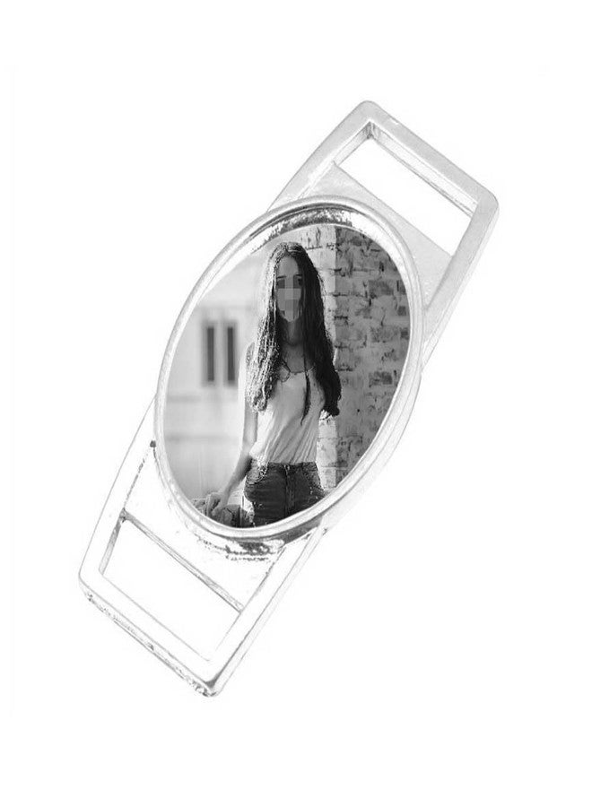 Teensery 30 Pcs Blank Bezel Pendant Connector Trays Oval Cabochon Setting Charm Links with Double Loops for DIY Necklace Bracelet Jewelry Making Supplies - Image 2