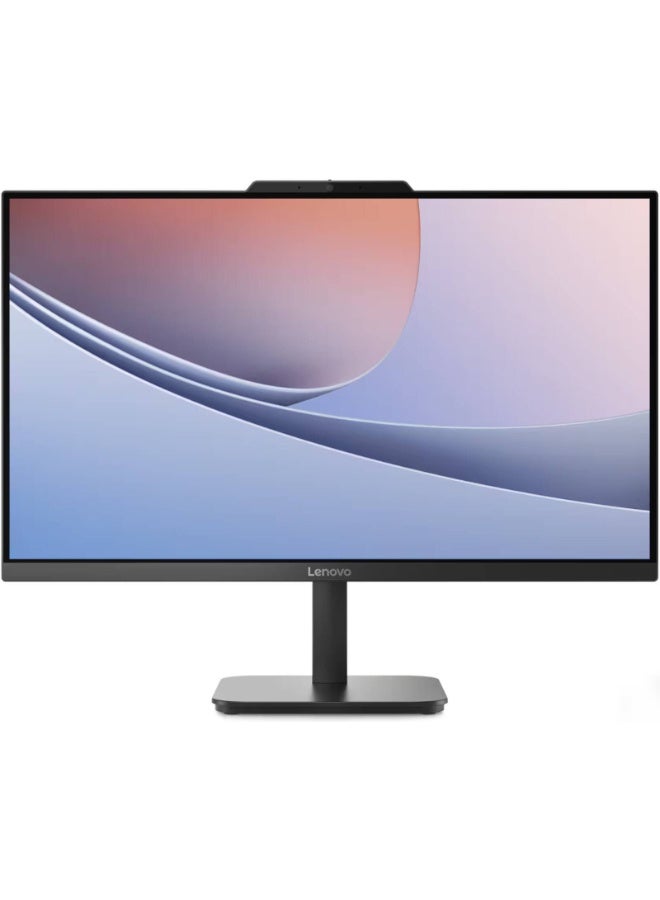 Lenovo V100, All In One Desktop PC, 23.8" FHD IPS Display, Intel N100 Quad Core Processor, 16GB RAM, 512GB SSD, Intel UHD Graphics, Calliope Mouse and English (UK) Keyboard, Window 11 Pro, Black | 13BE0016GP English black - Image 1