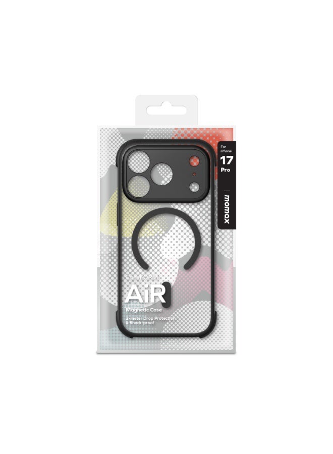 Momax غطاء كاميرا التحكم المغناطيسي CaseForm Air لجهاز iPhone 17 Pro MAX (2025) متوافق مع MagSafe - أسود - Image 4