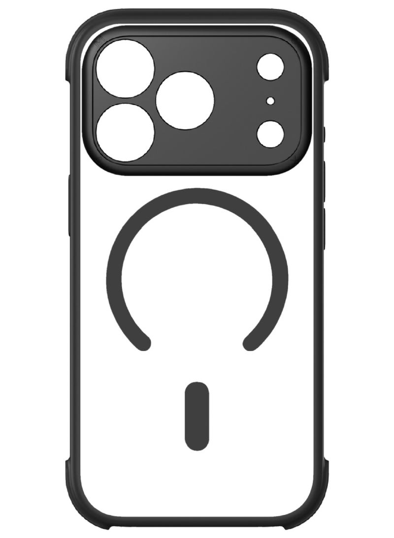 Momax غطاء كاميرا التحكم المغناطيسي CaseForm Air لجهاز iPhone 17 Pro MAX (2025) متوافق مع MagSafe - أسود - Image 2