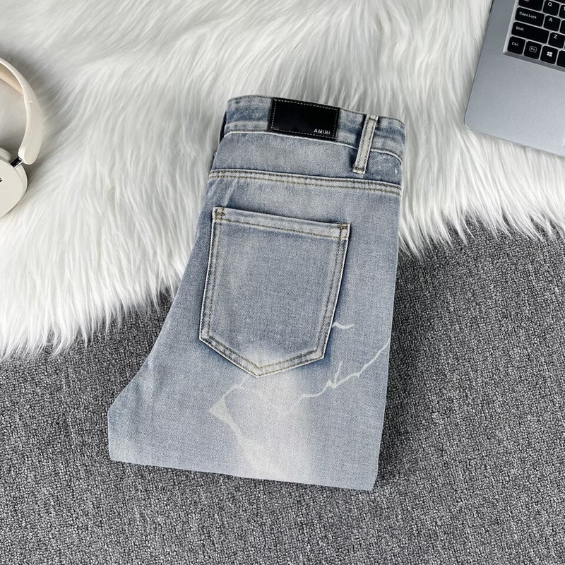 Unisex Casual Daily Denim Jeans - Image 5