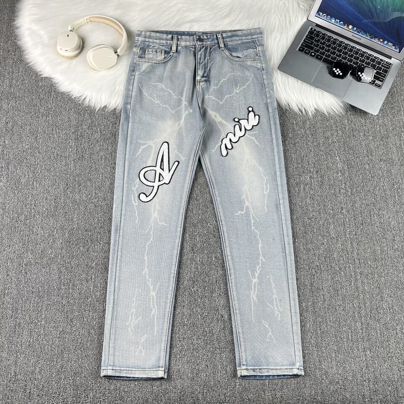 Unisex Casual Daily Denim Jeans - Image 2