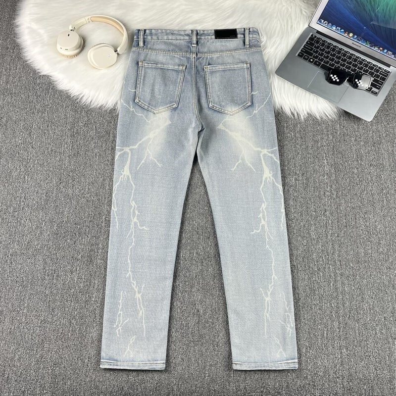 Unisex Casual Daily Denim Jeans - Image 3