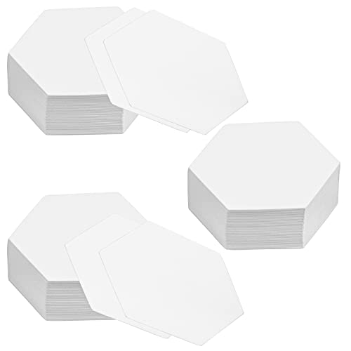 Veroave 300 Count Paper Piecing for Quilting, Quilting Templates, Paper Piecing Shapes Hexagon Templates Quilting Templates for Use in Quilting, Sewing(1 Inch) - Image 1