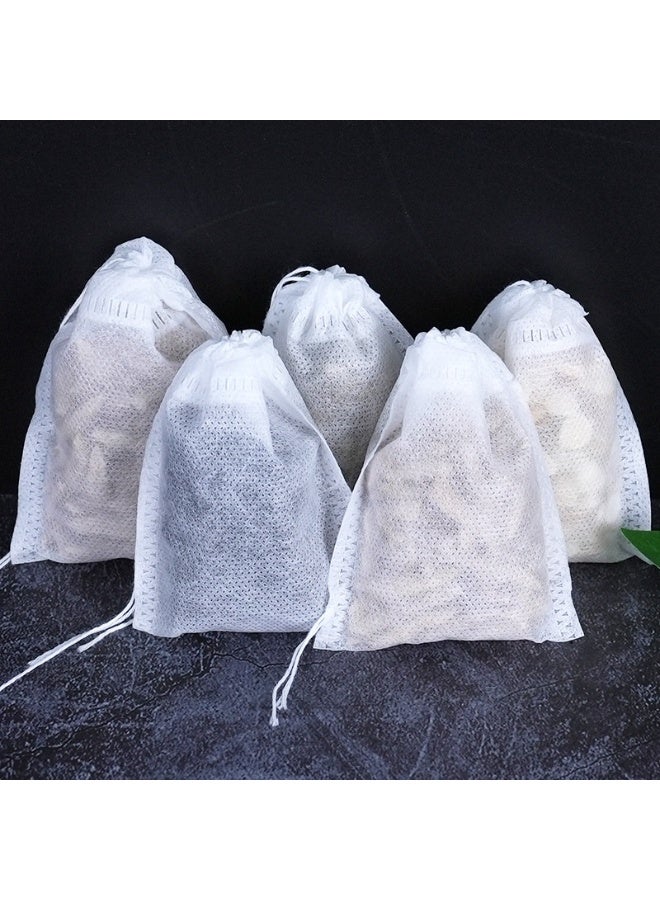 ون كون أكياس فلتر شاي متعددة الأغراض للاستخدام مرة واحدة - 100 كيس صديق للبيئة غير منسوج آمن غذائيًا لأوراق الشاي السائبة والأعشاب والتوابل والبهارات - Image 5