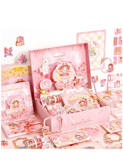 Y&D 151 Pcs Aesthetic Scrapbook Kit Scrapbooking Supplies Junk Journal With A6 Grid Notebook  Journals Diy Gift Journaling For Teen Girl Kid Women  - Image 1