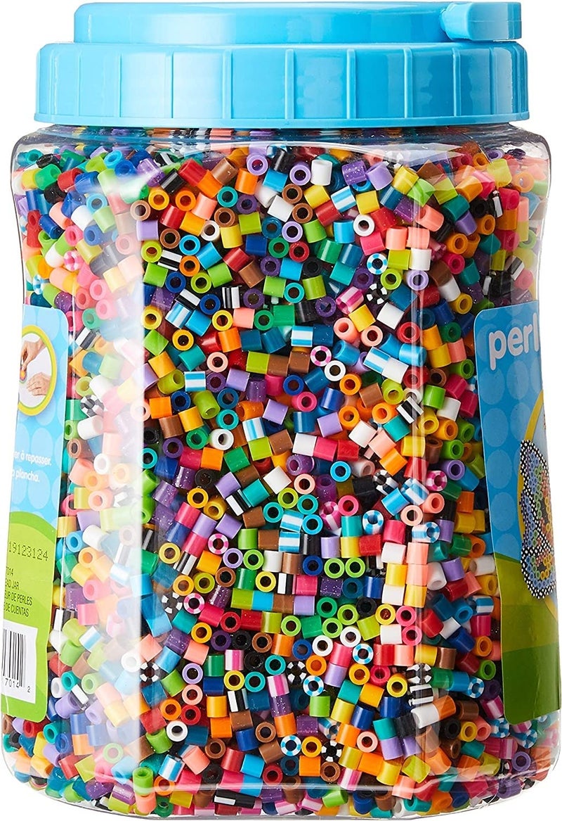 Perler Beads Bulk Assorted Multicolor Fuse Beads for Kids Crafts, Small, 18000 pcs - Image 2