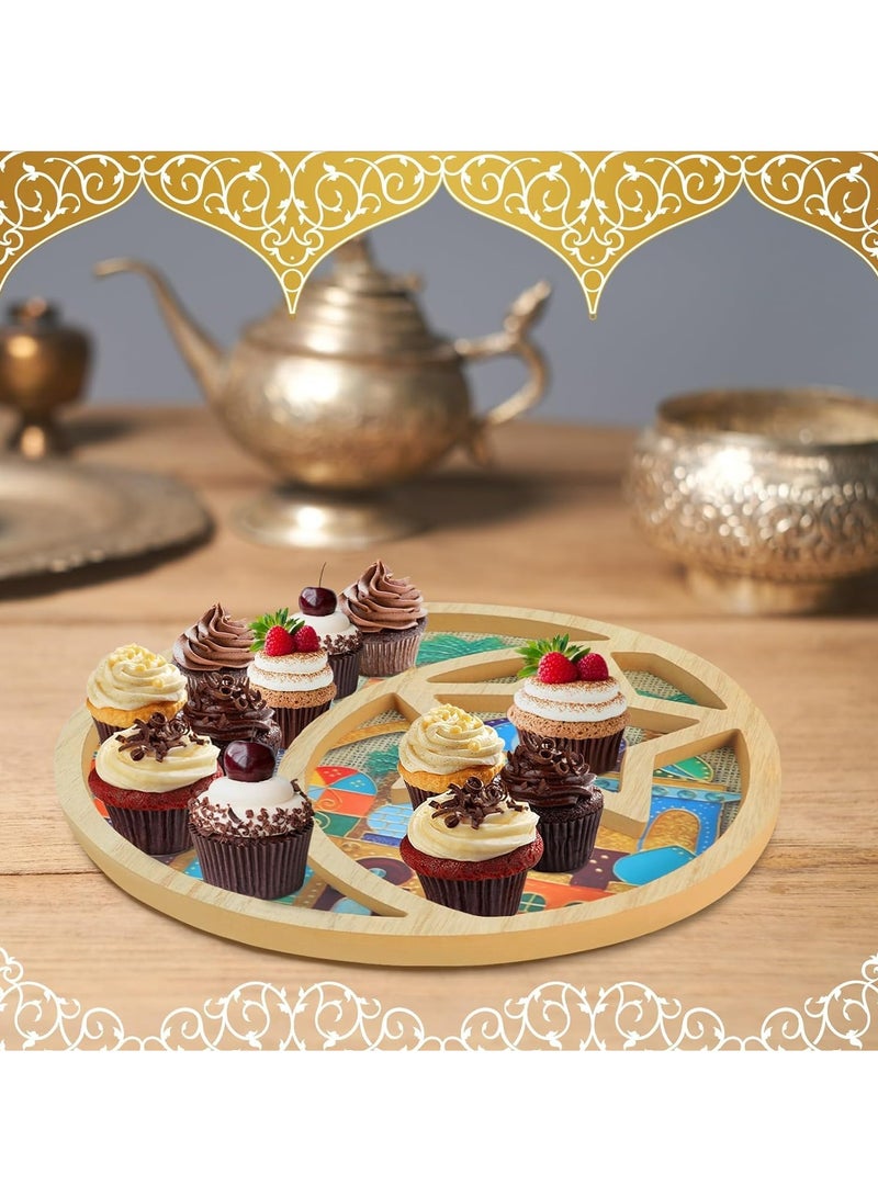 أوزيغالور صينية تقديم بشكل هلال ونجمة رمضان - صينية حلويات عيد الفطر - Image 3