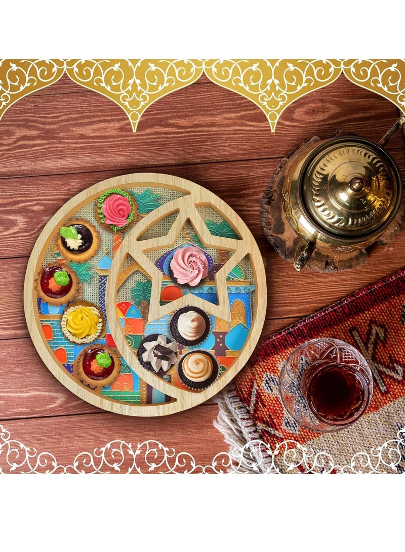 أوزيغالور صينية تقديم بشكل هلال ونجمة رمضان - صينية حلويات عيد الفطر - Image 4