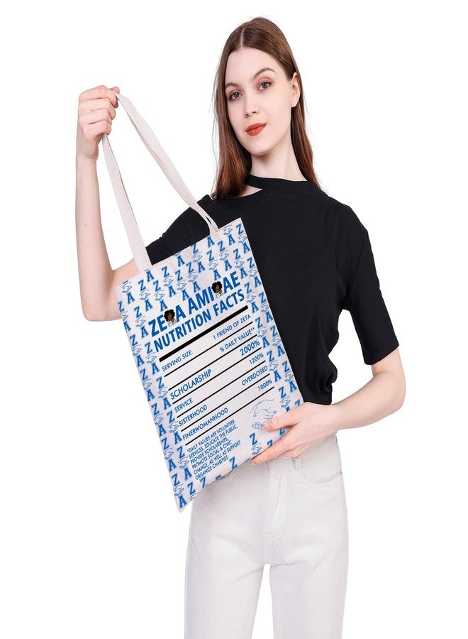 MEIKIUP Greek Sorority Gifts ZAmice Inspired Tote Bag Greek Sorority Shoulder Bag Sorority Paraphernalia Gift (ZA Tote Bag) - Image 4