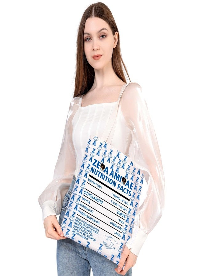 MEIKIUP Greek Sorority Gifts ZAmice Inspired Tote Bag Greek Sorority Shoulder Bag Sorority Paraphernalia Gift (ZA Tote Bag) - Image 5