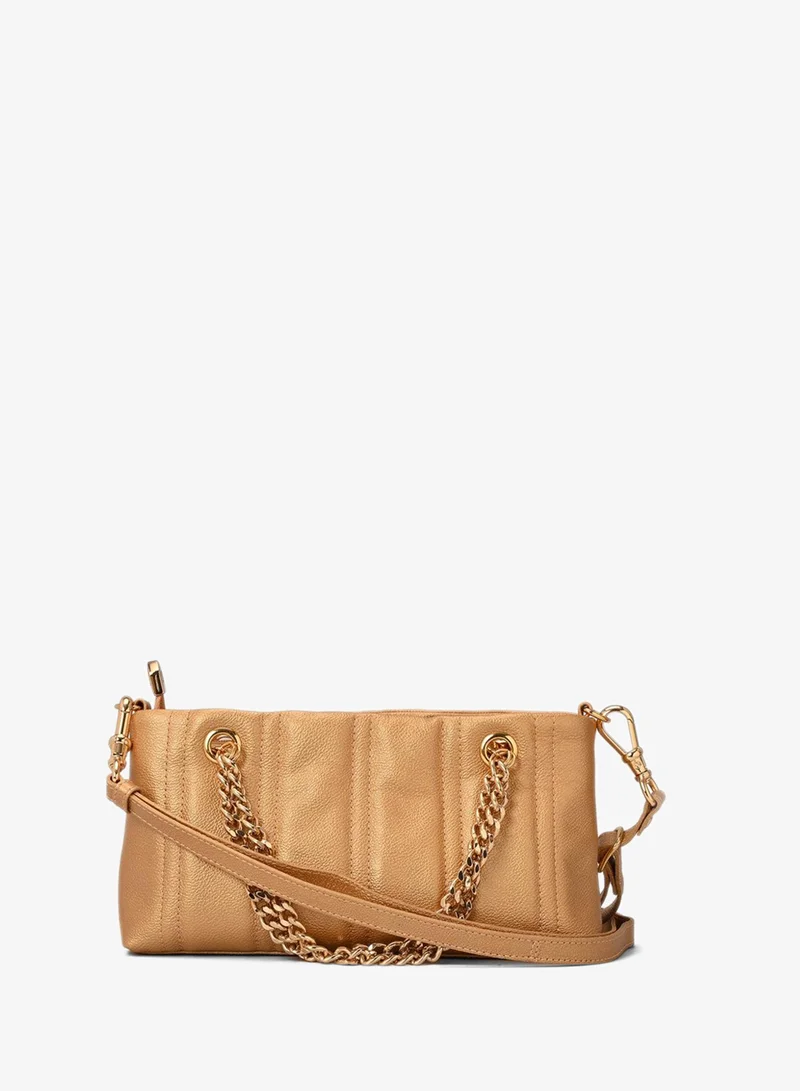 Carmen Steffens  Quilted Bag Chains Golden for Women | Best Price UAE