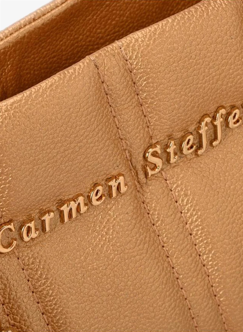 Carmen Steffens  Quilted Bag Chains Golden for Women | Best Price UAE