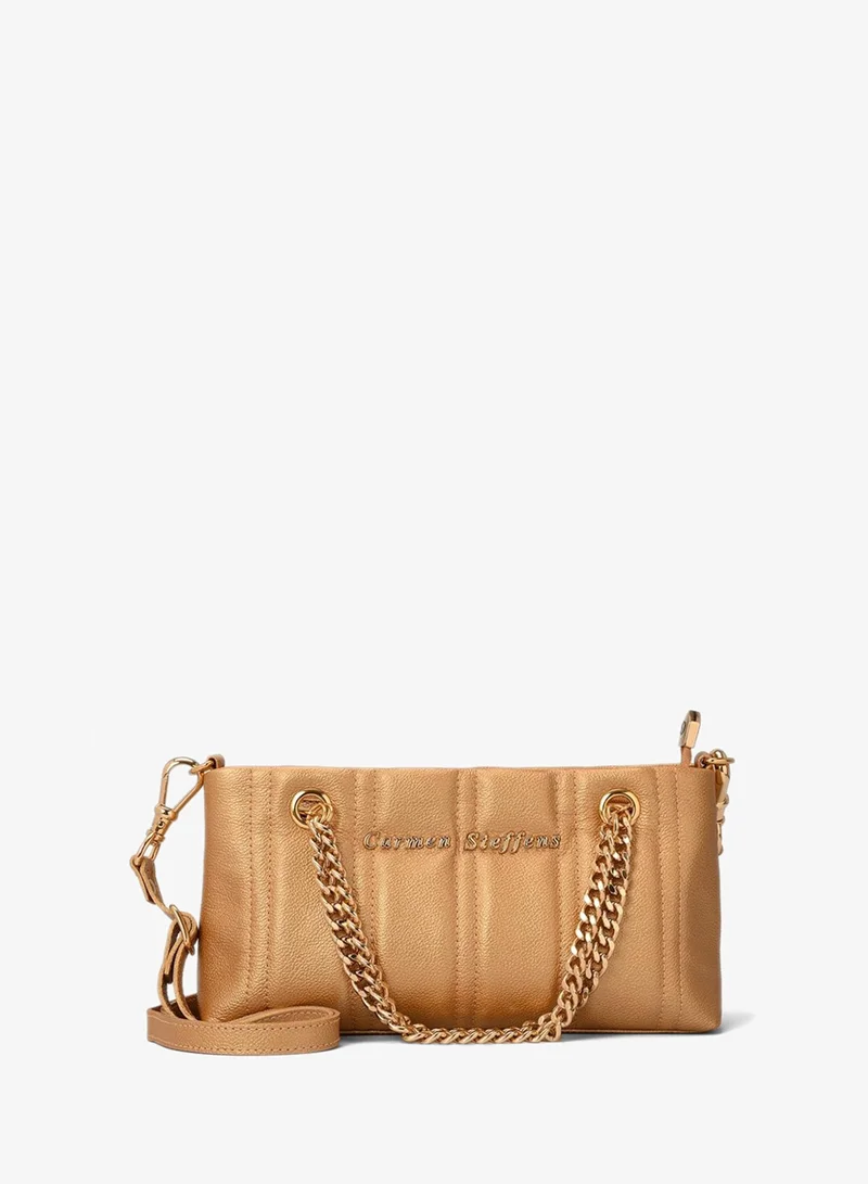 Carmen Steffens  Quilted Bag Chains Golden for Women | Best Price UAE
