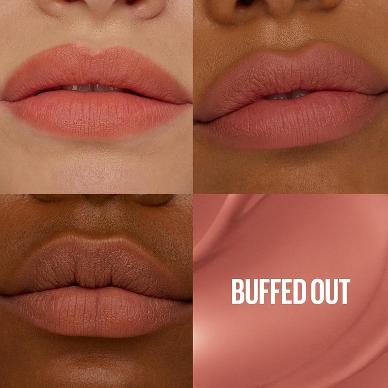 New York, Super Stay Teddy Tint Plushwear and Transferproof, Delivers up to 12H Long-lasting Blurred Matte Soft Lip Color, 95 Buffed Out - Image 2