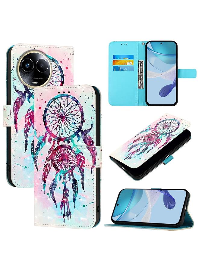 S-TOP Case For Realme 11 5G Global / 11x 5G 3D Painting Horizontal Flip Leather Phone Case - Image 1