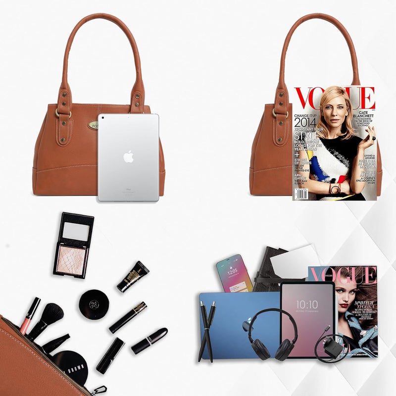 Fostelo Women's Catlin Satchel Tote Handbag for Women | Ladies Purse | Stylish Shoulder Bag | Gift For Women - Image 4