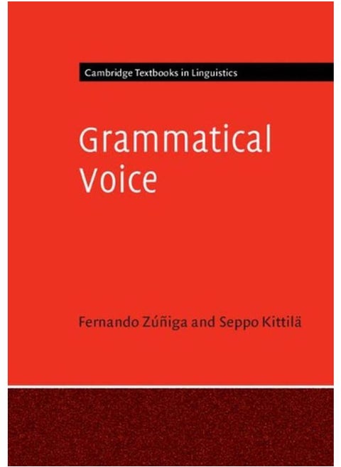 Grammatical Voice (Cambridge Textbooks in Linguistics)