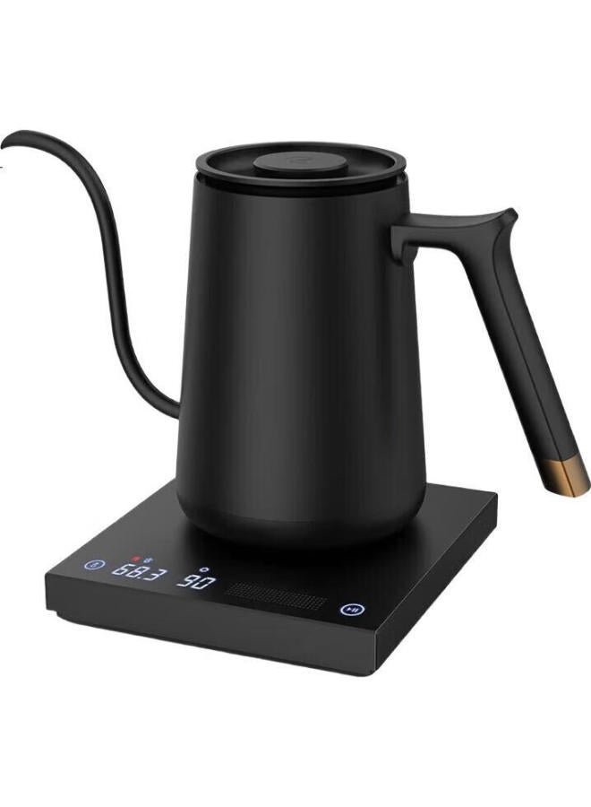TIMEMORE غلاية تيميمور الذكية للتحكم في درجة الحرارة، غلاية كهربائية منزلية مع تحكم في درجة الحرارة، غلاية قهوة بسعة 600 مل ذات فوهة دقيقة - Image 3
