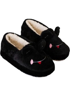 Liger Winter Women's Slipper Home Shoes | Frog Figure | Non-Slip Sole Black  - Image 4