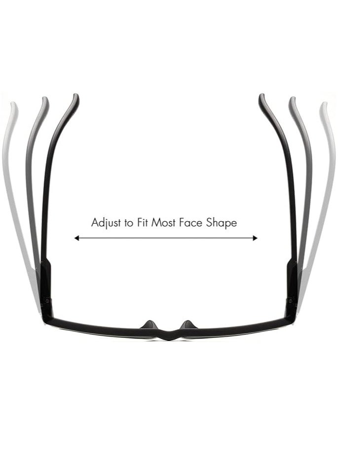 Reading Glasses  Men & WOMEN Presbyopia Glasses Spring Leg Business, Comes with a special eyeglasses box and a free cotton handkerchief - Image 5