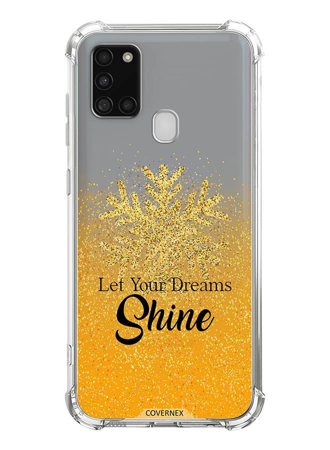 Covernex Shockproof Protective Case Cover For Samsung Galaxy A21s Let Your Dreams Shine - Image 1
