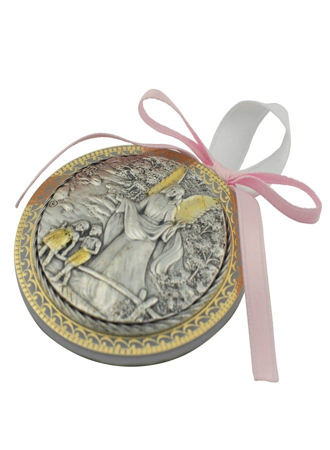 VENERARE Crib Medal | Christian Religious Décor for Nursery | Great Gift for Baptism, Christening, or New Baby | Features Guardian Angel, Praying Child, or Holy Family | Made in Italy - Image 4