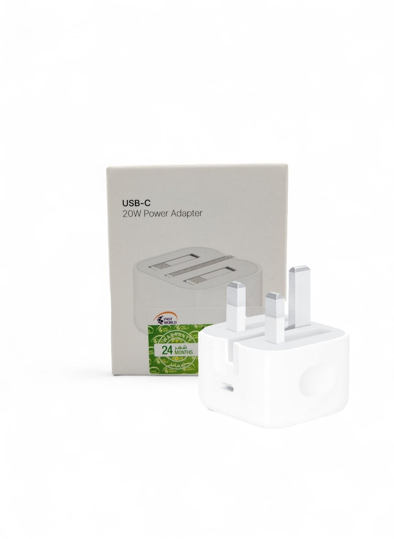 PAST WORLD - 20W fast charger head with Tab C port from Pastworld - Image 1