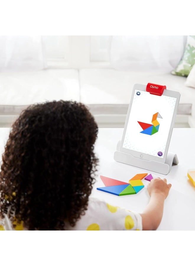 أوسمو مجموعة Osmo Genius للمبتدئين للأطفال من عمر 6 إلى 10 سنوات | 5 ألعاب تعليمية | متوافقة مع iPad | نظام تعليمي STEM | قاعدة متضمنة (5 ألعاب لجهاز iPad) - Image 2