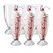 Cedilis 6 Pack Milkshake Glass with 6 Long Metal Spoons,Old Fashioned Soda Glasses, Fountain Classic Glass for Ice - Image 2