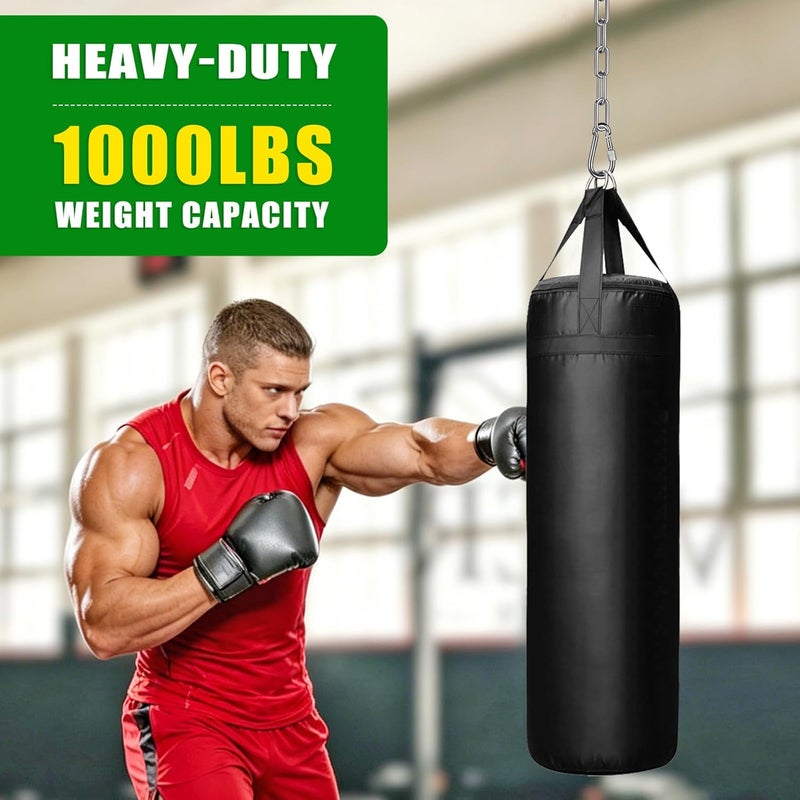BeneLabel 20" 32" Heavy Bag Chain Stainless Steel Punching Bag Hanging Chain with Hooks Extension Chains for Boxing Bags, Hammocks Chair, Hanging Chair, Porch Swings, Aerial Silks - 1000LB Capacity - Image 2