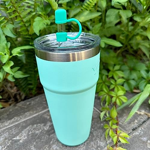 Diximus Straw Covers Cap - 10Pcs Colorful Silicone Straw Tips Suitable for Stanley Straw Cover - Reusable Cover for Drinking Straw - Toppers Drinking Straw Caps Plugs (10 Mix Color caps) - Image 5