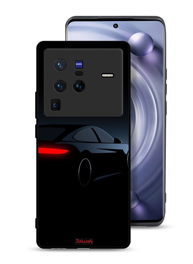 Tolwak Vivo X80 Pro Protective Case Cover Dark Car - Image 1