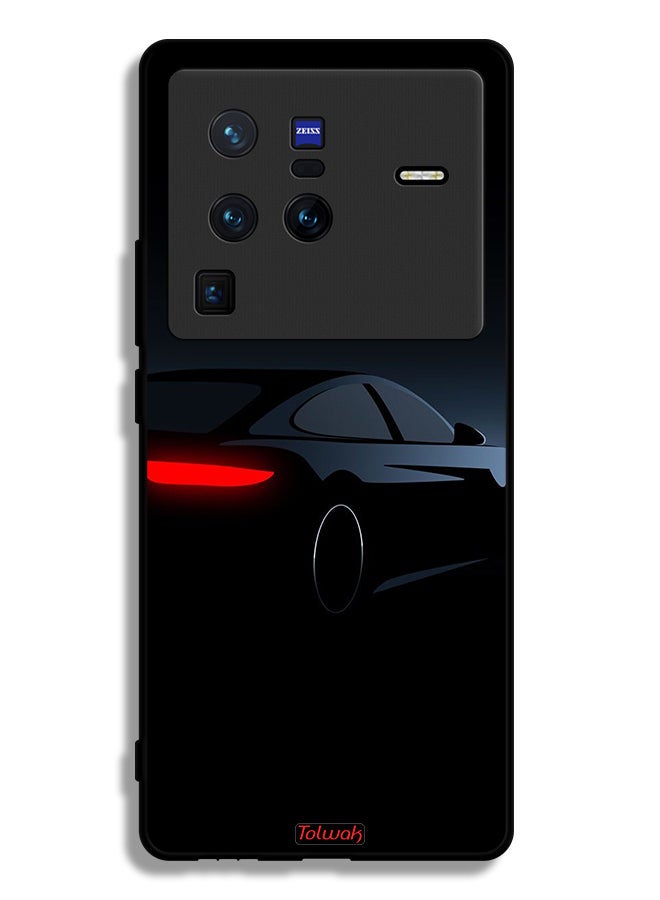Tolwak Vivo X80 Pro Protective Case Cover Dark Car - Image 2