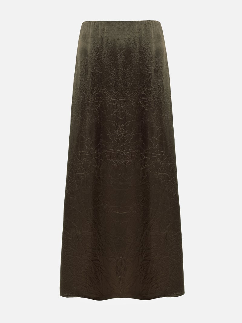 Lichi Maxi skirt in crumpled-effect fabric - Image 2