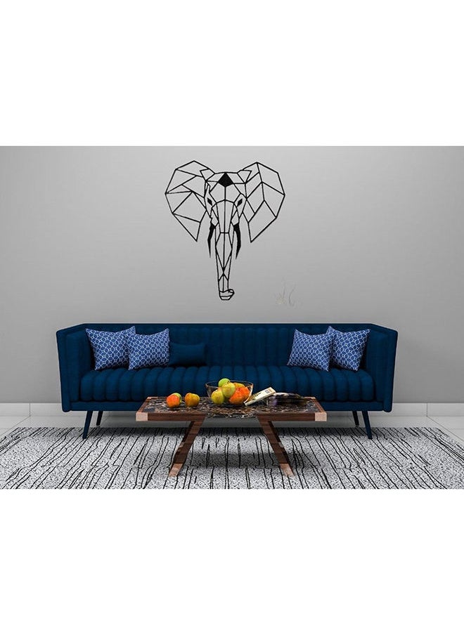 Generic - Geometric Elephant Head Wall Art - Image 1