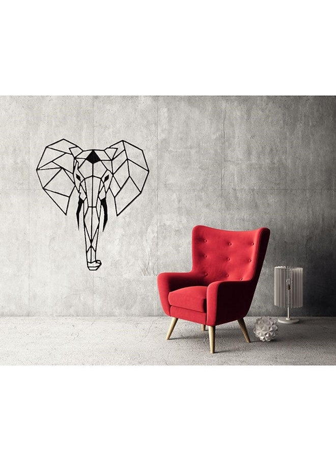 Generic - Geometric Elephant Head Wall Art - Image 1