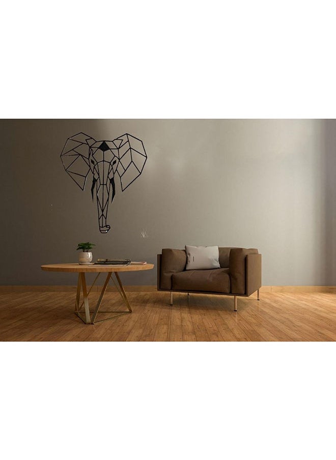 Generic - Geometric Elephant Head Wall Art - Image 1