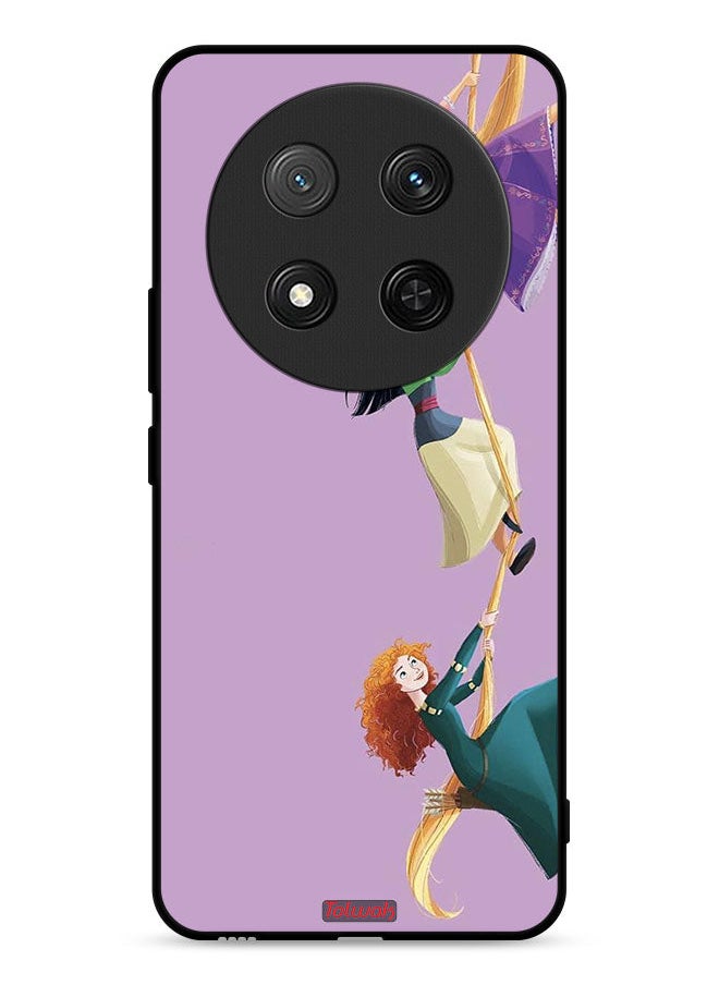 Tolwak Honor X9c 5G Protective Case Cover Girls Climbing Art  - Image 1