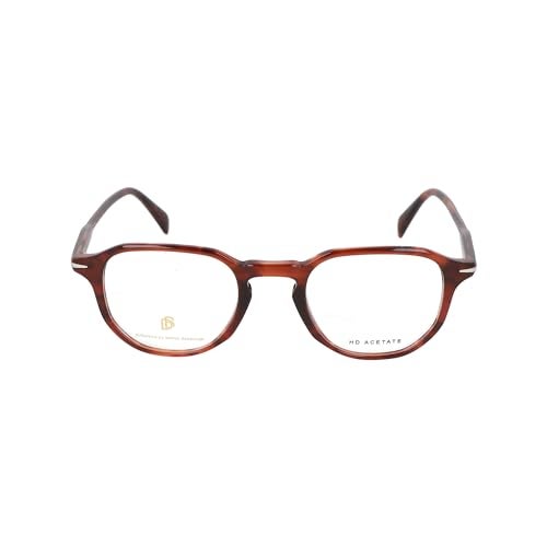 David Beckham Eyeglasses DB 1140 EX4 Brown Horn - Image 1