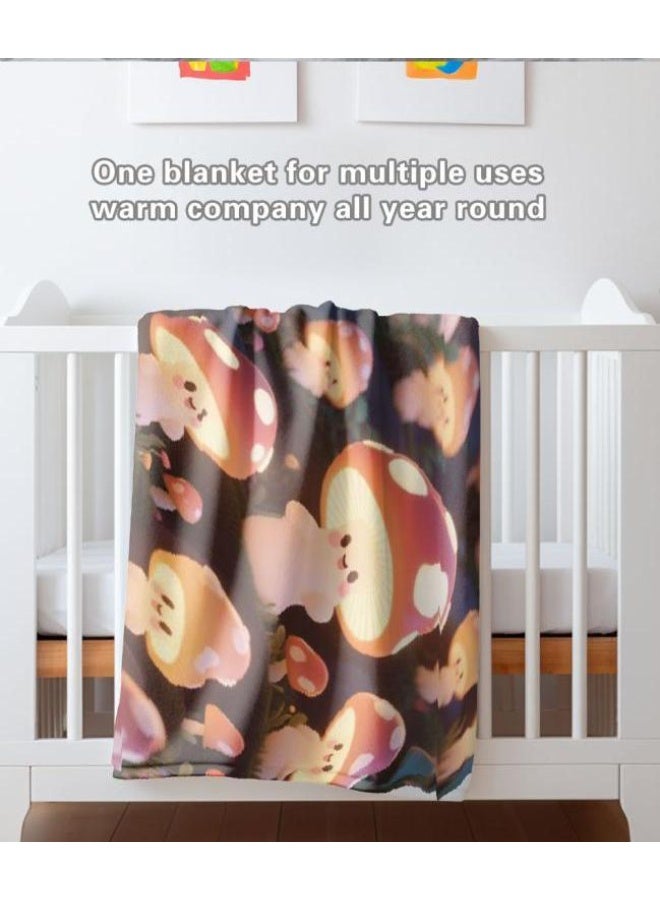 عام بطانية رقيقة من الفانيلا الكرتونية للأطفال والرضع (دافئة ومريحة، ومناسبة للنوم والألعاب) 70 سم * 100 سم - Image 5