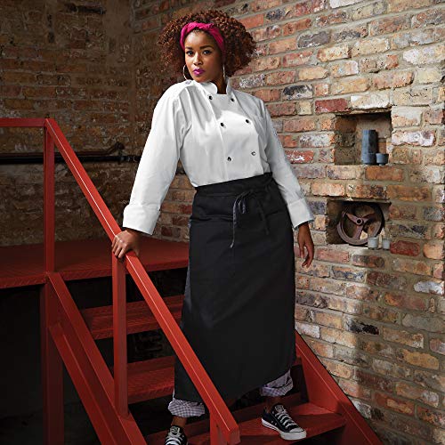 Uncommon Threads unisex adult Two-pocket Apron, White, One Size US - Image 4