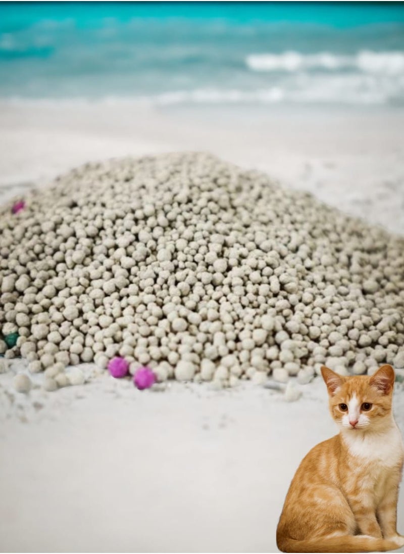 GOLDEN CAT - Cat Litter,Clumping 10 L 100% Natural Bentonite,Dust Free,Forever Fresh, Pet-Friendly, Fighting with Odors Marseille, Coffee Scented - Image 1