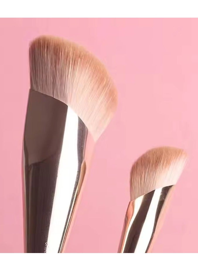 جلوسكي 2pcs الماس المكياج تجديد الإصبع اللب مؤسسة فرشاة الاحمراء فرشاة لا أثر مخفي فرشاة المحمولة - Image 4