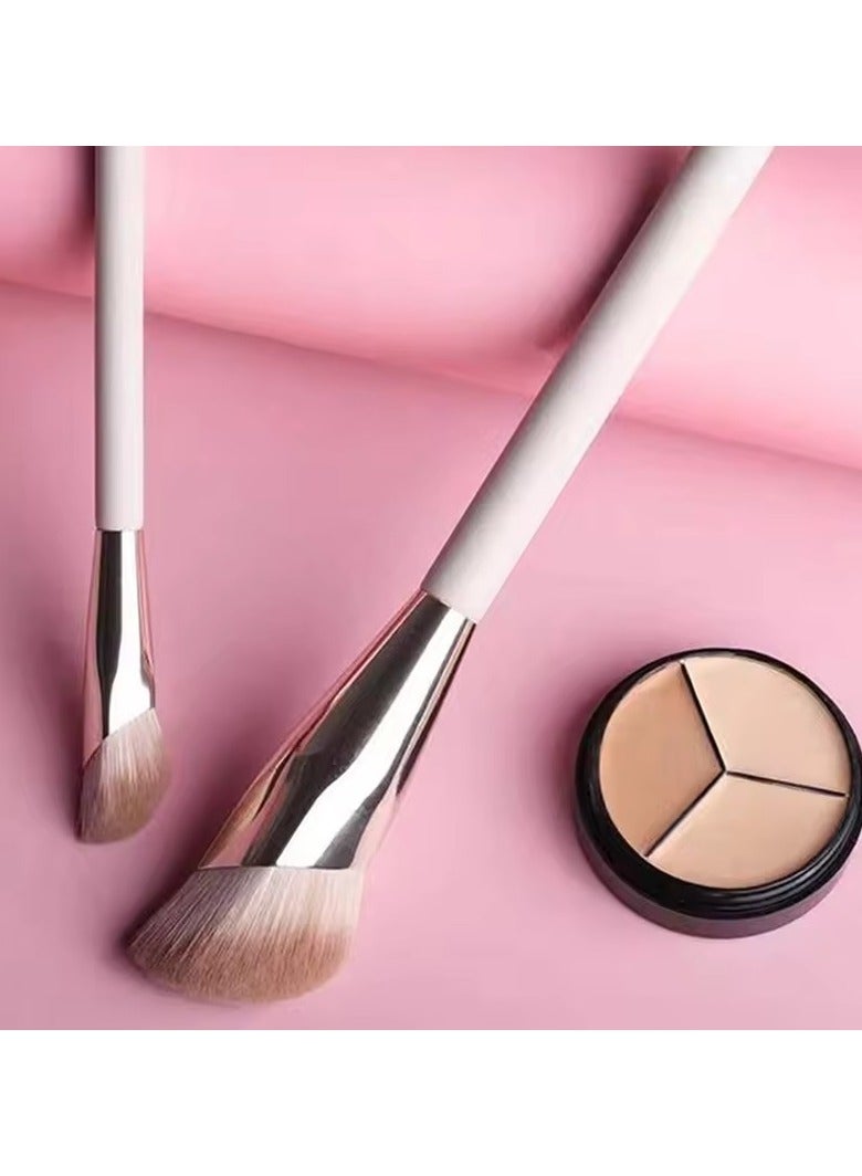 جلوسكي 2pcs الماس المكياج تجديد الإصبع اللب مؤسسة فرشاة الاحمراء فرشاة لا أثر مخفي فرشاة المحمولة - Image 5